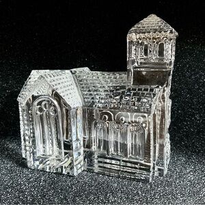 Waterford Crystal Lismore Village Church • Retired Signed Irish Collectible
